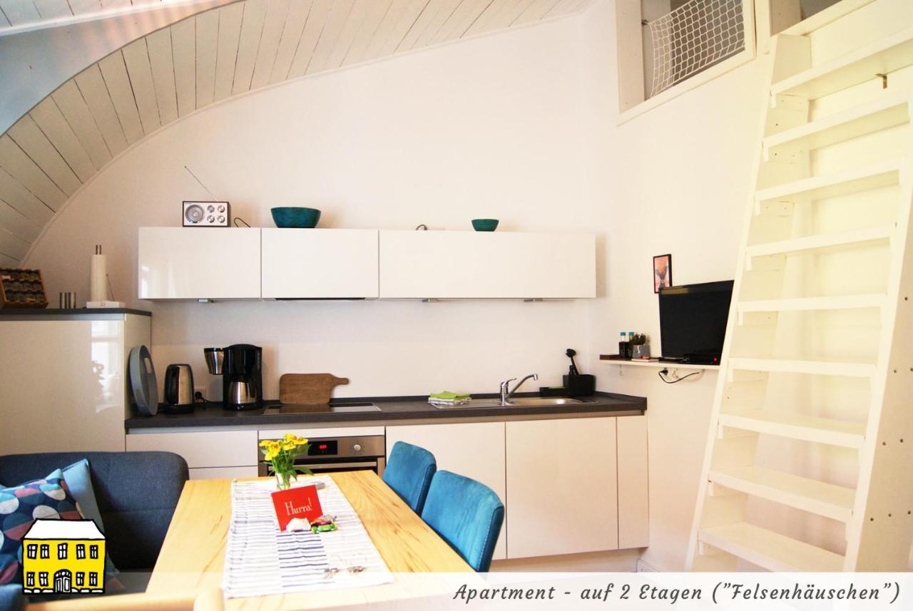 Das Gelbe Haus - Drei Besondere Ferienwohnungen Flensburg Dış mekan fotoğraf
